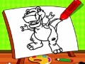 Mäng Easy Kids Coloring Dinosaur