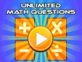 Mäng Unlimited Math Questions