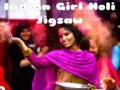 Mäng Indian Girl Holi Jigsaw