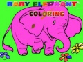 Mäng Baby Elephant Coloring