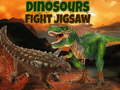 Mäng Dinosaurs Fight Jigsaw
