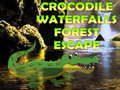 Mäng Crocodile Waterfalls Forest Escape