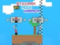 Mäng Stickman vs Noob Hammer