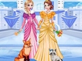 Mäng Elsa & Anna's Icy Dress Up