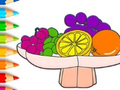 Mäng Coloring Book: Fruit