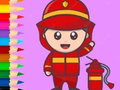 Mäng Coloring Book: Fireman