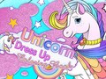 Mäng Unicorn Dress Up Coloring Book