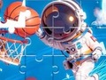 Mäng Jigsaw Puzzle: Space Basketball