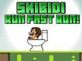 Mäng Skibidi Run Fast Run!