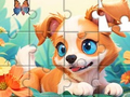 Mäng Jigsaw Puzzle: Dog And Garden
