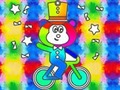 Mäng Coloring Book: Monkey Rides Unicycle