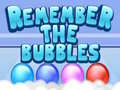 Mäng Remember the Bubbles