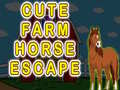 Mäng Cute Farm Horse Escape
