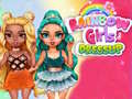 Mäng Rainbow Girls Dress Up Challenge