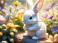 Mäng Jigsaw Puzzle: Sunny Forest Rabbit