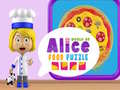 Mäng World of Alice Food Puzzle
