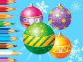 Mäng Coloring Book: Christmas Decorate Balls