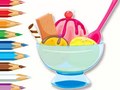 Mäng Coloring Book: Ice Cream Sundae