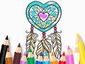 Mäng Coloring Book: Heart Dreamcatcher
