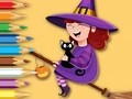 Mäng Coloring Book: Trainee Witch
