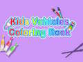 Mäng Kids Vehicles Coloring Book