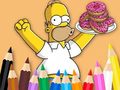 Mäng Coloring Book: Simpson Doughnut