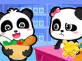 Mäng Jigsaw Puzzle: Baby Panda Supermarket