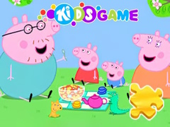Mäng Jigsaw Puzzle: Peppa Pig Family Picnic