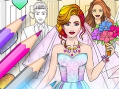 Mäng Wedding Coloring Dress Up Game