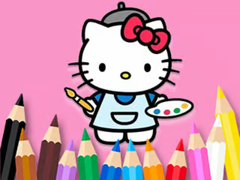 Mäng Coloring Book: Hello Kitty Painting