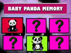 Mäng Baby Panda Memory