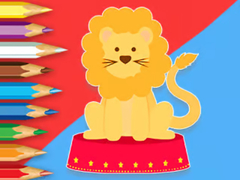 Mäng Coloring Book: Circus-Lion