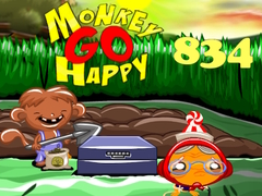 Mäng Monkey Go Happy Stage 834