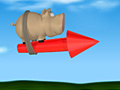Mäng Pig on the Rocket
