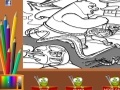 Mäng Kung Fu Panda Coloring Game