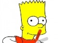 Mäng Coloring Bart Simpson