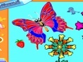 Mäng Coloring Picture Butterfly