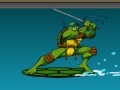Mäng Ninja Turtles Sewer Surf Showdown 