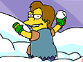 Mäng Simpsons Snowball Fight