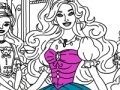 Mäng Barbie Coloring Game