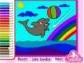 Mäng Cute Dolphin Coloring