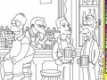 Mäng Simpson Online Coloring Game