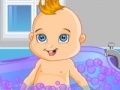 Mäng Cute Baby Boy Bath