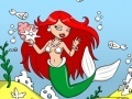 Mäng Mermaid Aquarium Coloring Game