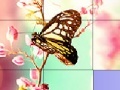 Mäng Pink butterflies slide puzzle