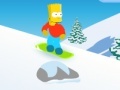 Mäng Bart snowboarding