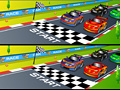 Mäng Racing Cartoon Differences