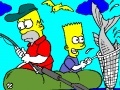 Mäng Bart And Homer to Fishing