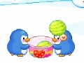 Mäng Penguins and ice cream balls