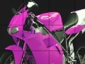 Mäng Pink Fast Motorbike Slide Puzzle